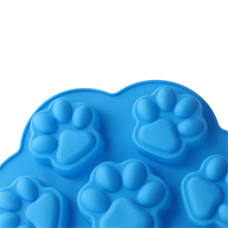 Silicone Mold Lovely Paw Ice Cube Soap Fondant Decoration Silikon Shape Mold