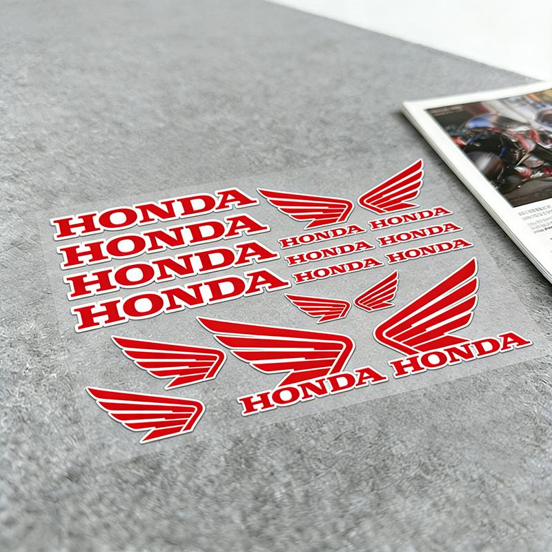 Наклейки Мото Наклейка Кузов Авто Бампер Для Honda Окна Мотоциклетный Шлем Ноутбук Стены Виниловая Наклейка Авто Тюнинг