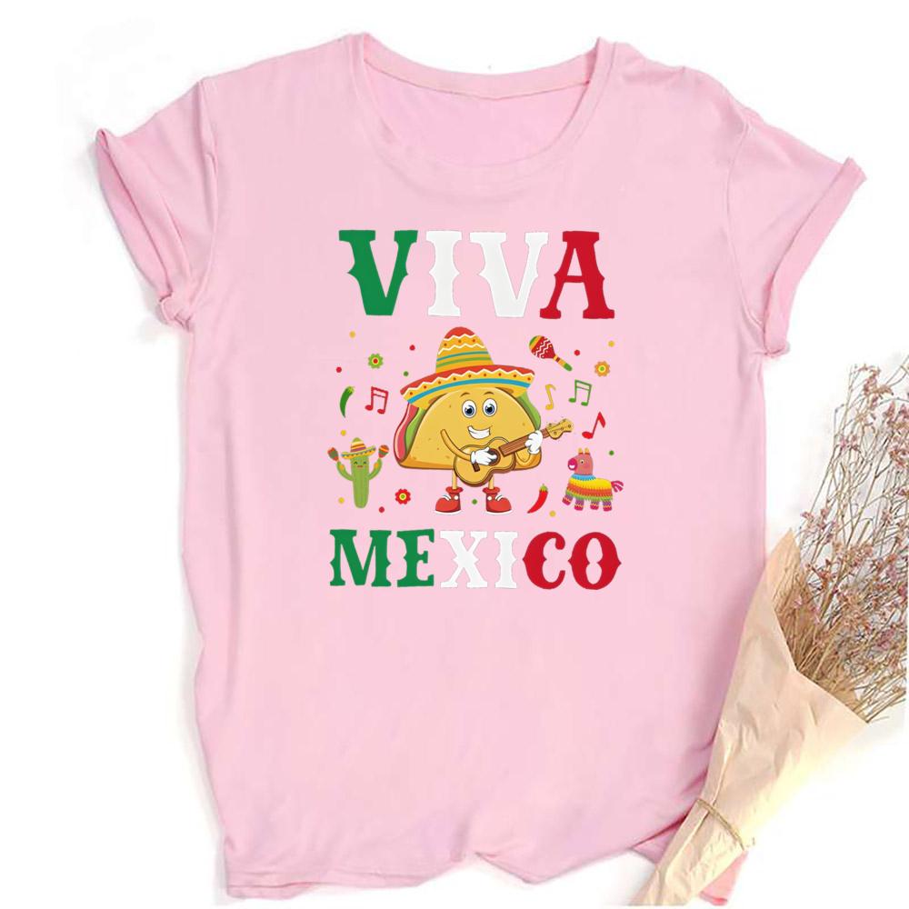 Футболка с принтом Viva Mexico, с круглым вырезом, летняя, с коротким рукавом, повседневный топ, унисекс, футболка с узором Мексиканского флага, одежда