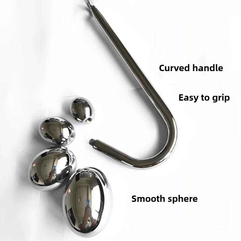 2026 new Roestvrijstalen anale haak Anusballen Metalen anale dilatator Buttplug Grote anale kralen prostaatstimulator insert
