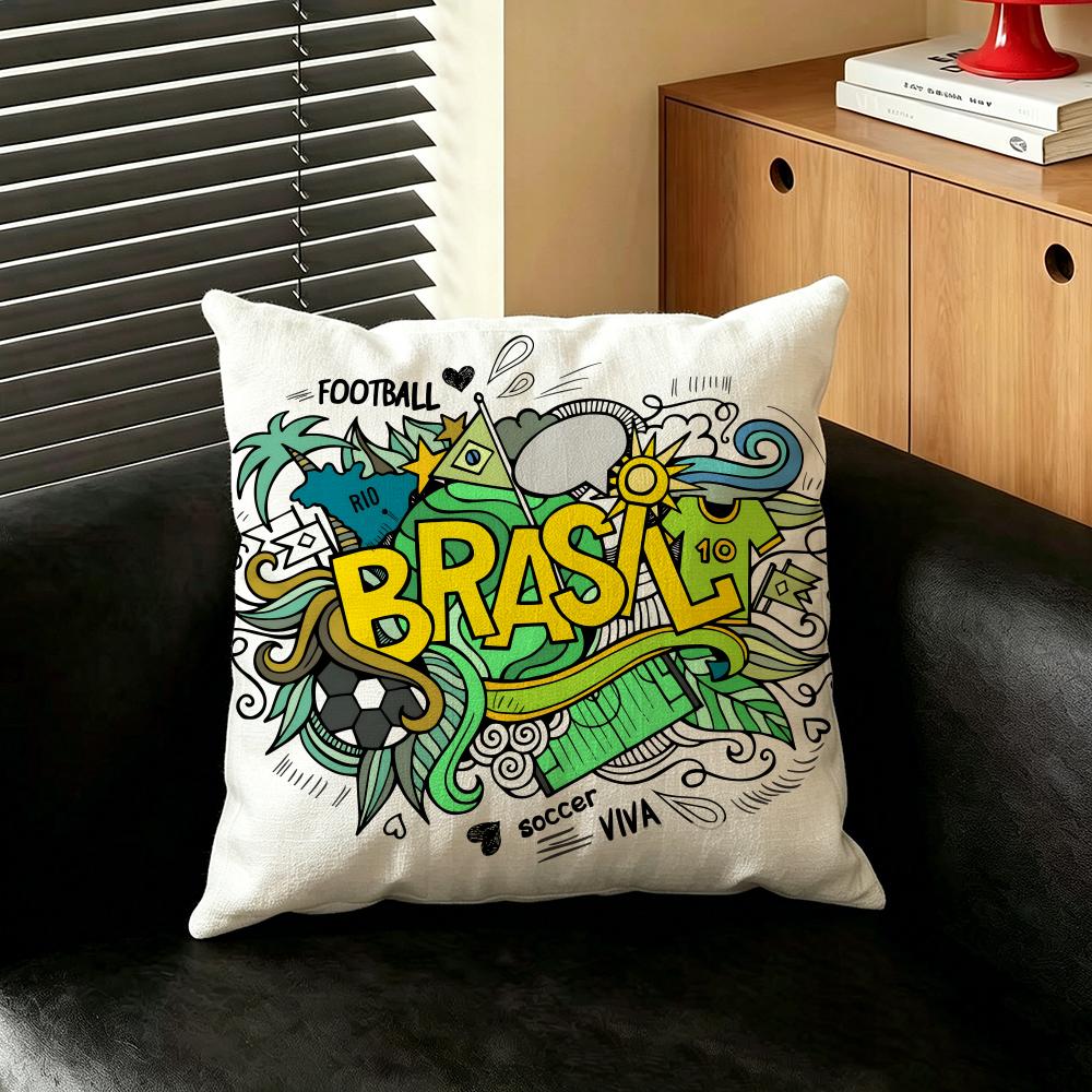 Art BBrazil CCulture SSeries Cushion Cover Creative pillowcases for interior decoration office living room home Car hot