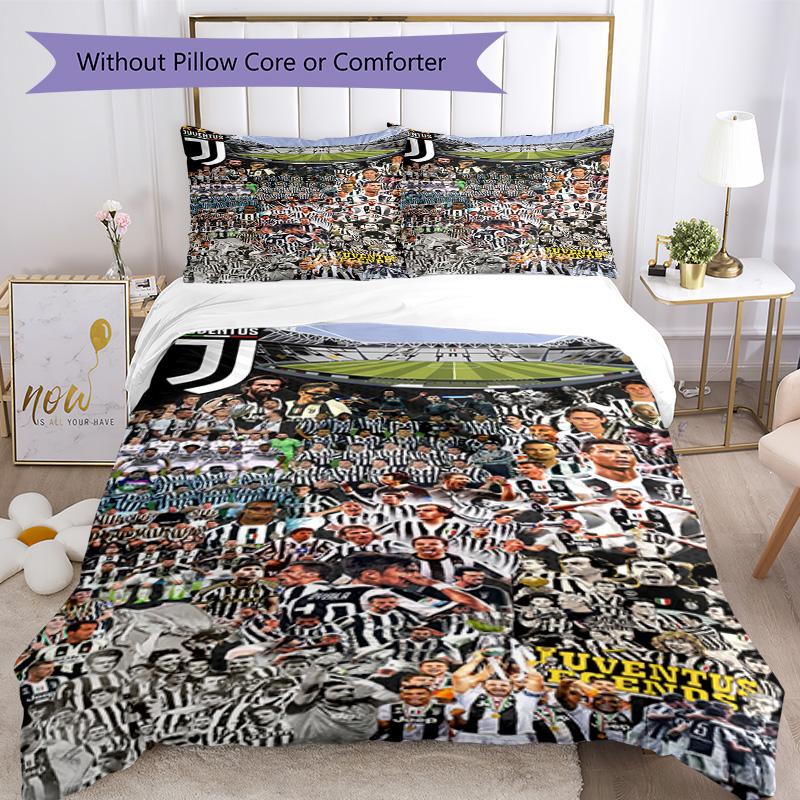 Juventus Bedding Set Breathable Duvet Cover With Pillowcases Home Decoration Birthday Gift