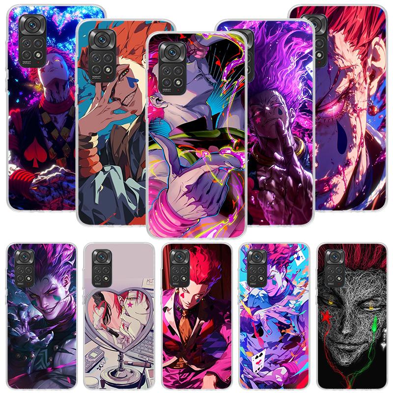 Чехол для телефона Huner X-Hunters Hisoka для Xiaomi Redmi Note 15 14 13 12S 12 Pro Plus 11S 11E 11 11T 10S 10 Арт Мягкий Чехол с Рисунком Re