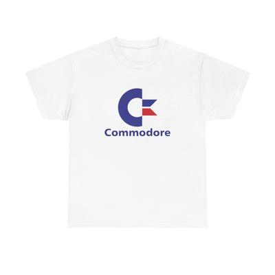 Ретро Винтажная Вдохновленная Commodore 64 Компьютерная Техно Гик Унисекс Хлопковая Футболка Мужская Женская Футболки Топ