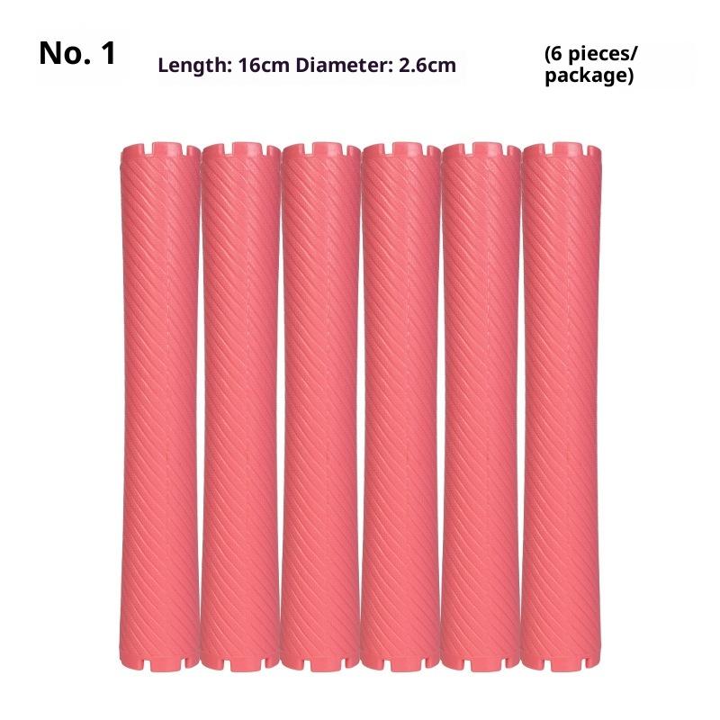 6pcs Heatless Hair Curler No Heat Hair Rollers Soft Curling Rod Pull Core Lazy Curls Flexi Rods Wave Formers Hair Styling Tools