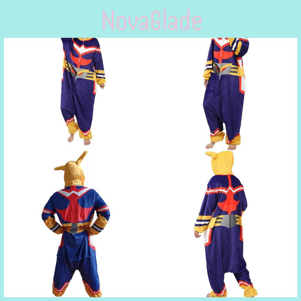My Hero Academia All Might Costume Sleep Set With Mixed Fabric For Halloween And Role Play