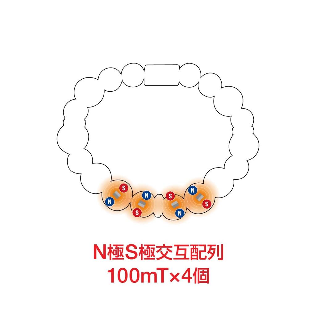 Colantotte Official Limited Edition Magnetic Accessory Loop EN Tiger Eye X Tiger's Eye, Large