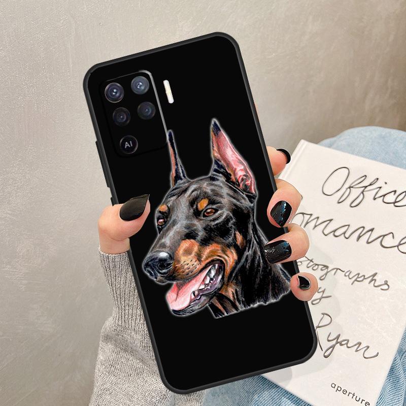 Чехол для собаки таксы добермана для Oppo A5 Pro A15 A17 A57 A77 A94 A74 A54 A16 A76 A96 A40 A60 A80 A18 A38 A58 A78 A98