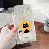 Звездный черный кот прозрачный чехол для iPhone 12/13/14/15RO/16/17PROMAX