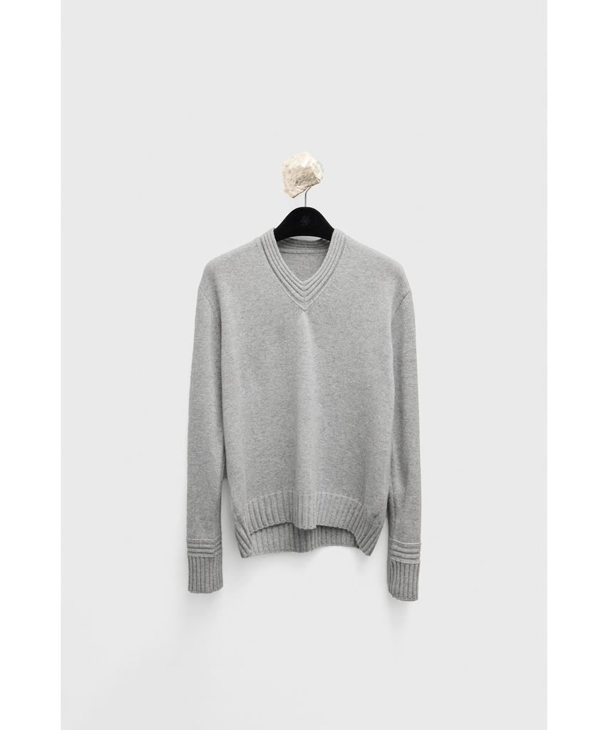 YOUTH Cashmere Cricket Knit - Melange Gray