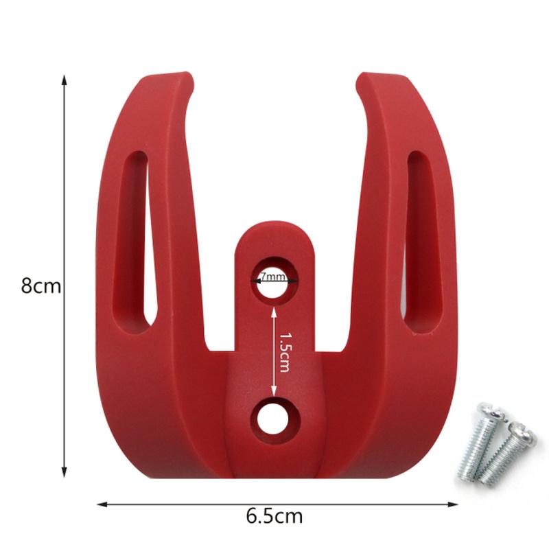 1Pc Electric Scooter Front Hanger Electric Scooter Accessories Scooter Bag Helmet Dual Claw Hook Bags Grip Storage Holder Rack