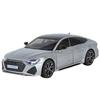 МояМашина 1:Металлическая модель автомобиля RS7 в масштабе 1:24 - Серебристая коллекционная фигурка