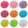 Товары для вечеринки Свободные бусины AB Яркие цвета Модные креативные изделия для изготовления браслетов и ожерелий 6 мм Акриловые многогранные шариковые бусины ярких цветов 50 шт.