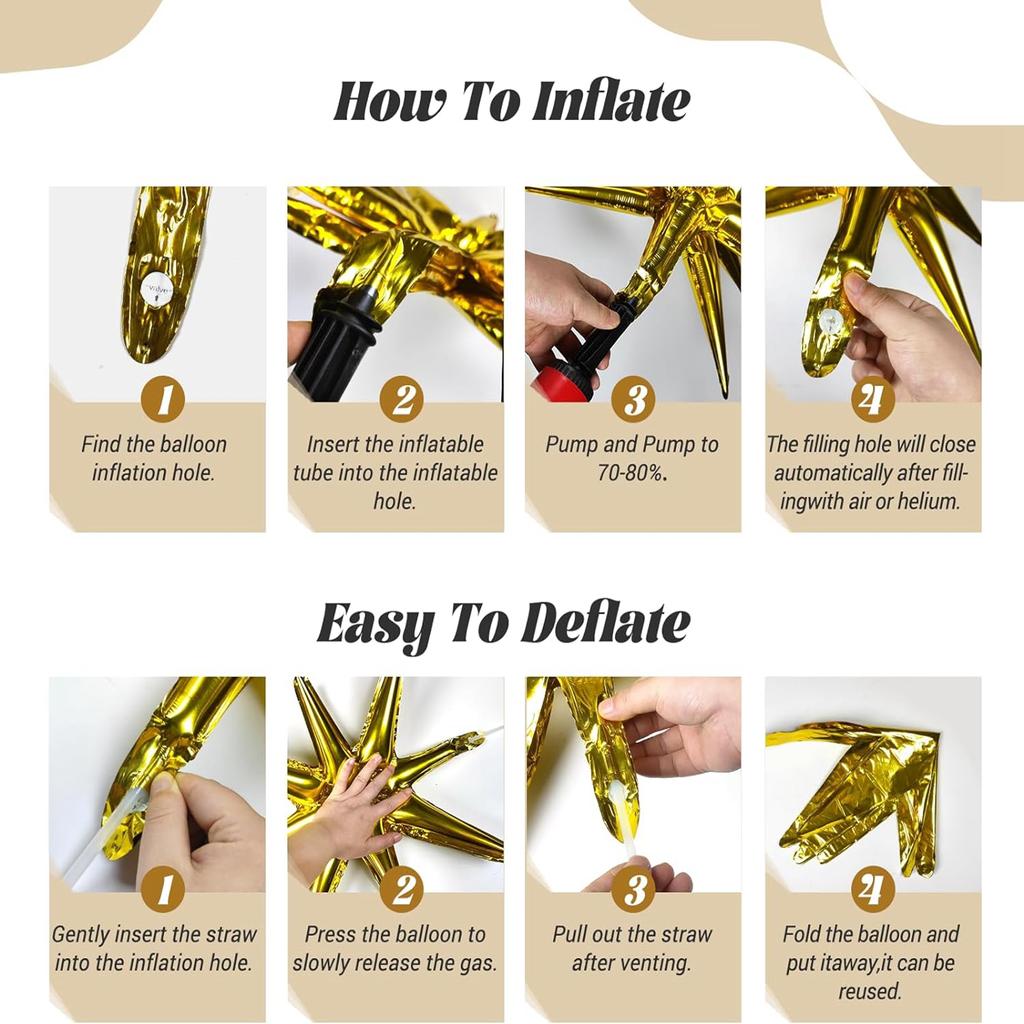 121Pcs Red Black Gold Balloons Garland Arch Kit with Starburst Foil Balloons for Wedding Anniversary Birthday Party Decorations