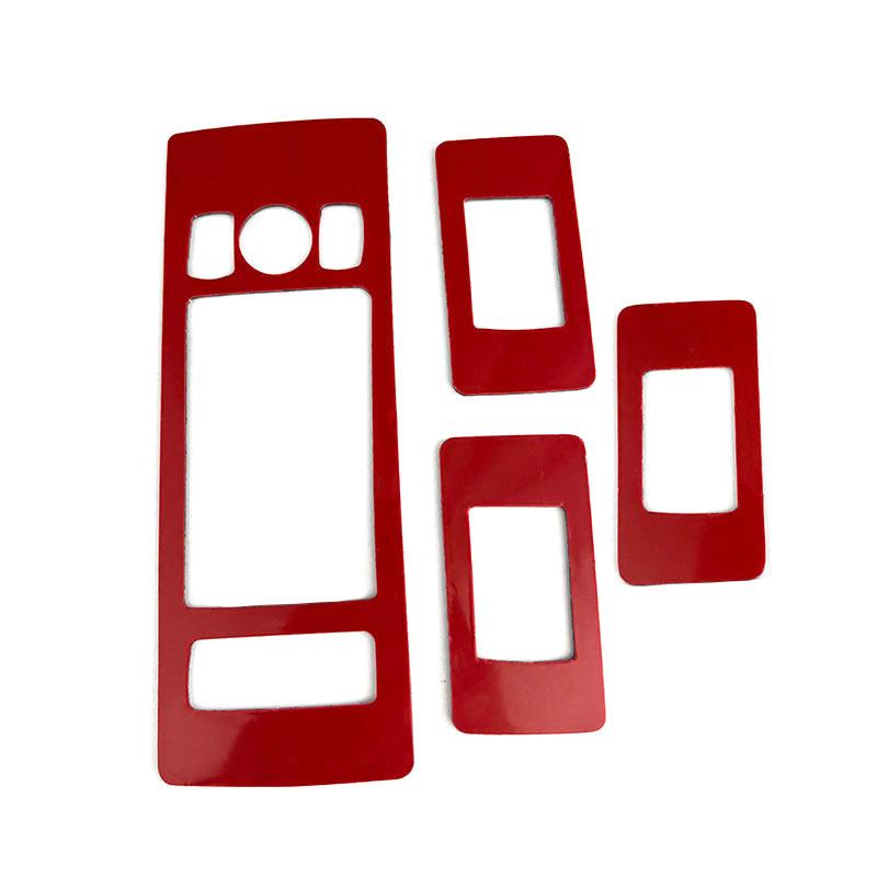 Для Land Rover Range Rover Sport 2014-2017 Автомобильная внутренняя панель управления стеклоподъемником двери, кнопка, рамка, крышка, отделка из мягкого углеродного волокна