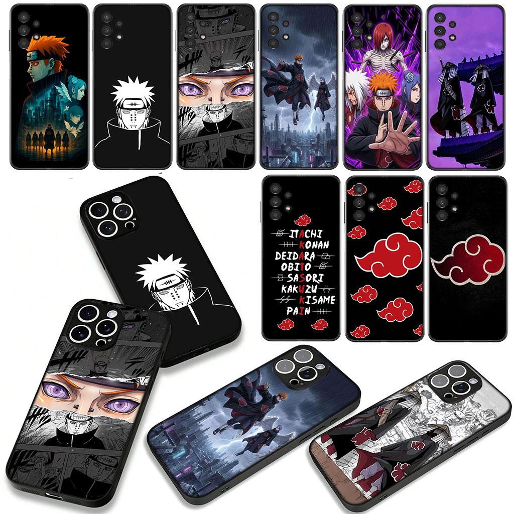 Постер Боль Акацуки Наруто Чехол для Samsung Galaxy A25 A37 A57 A12 A14 A31 A41 A50 A51 A70 A71 A72 A21S A04 M15 Note 20 9 8 10