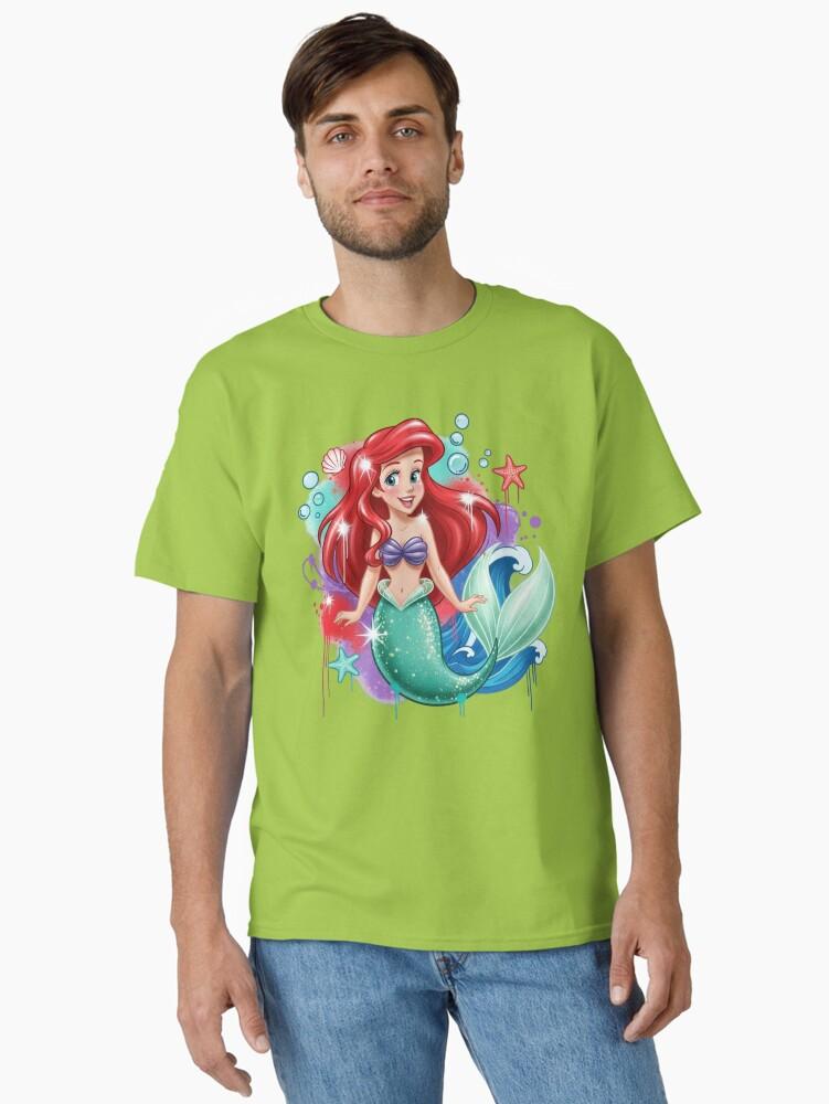 The Little Mermaid Ariel – Magical Mermaid Princess Art Classic T-Shirt