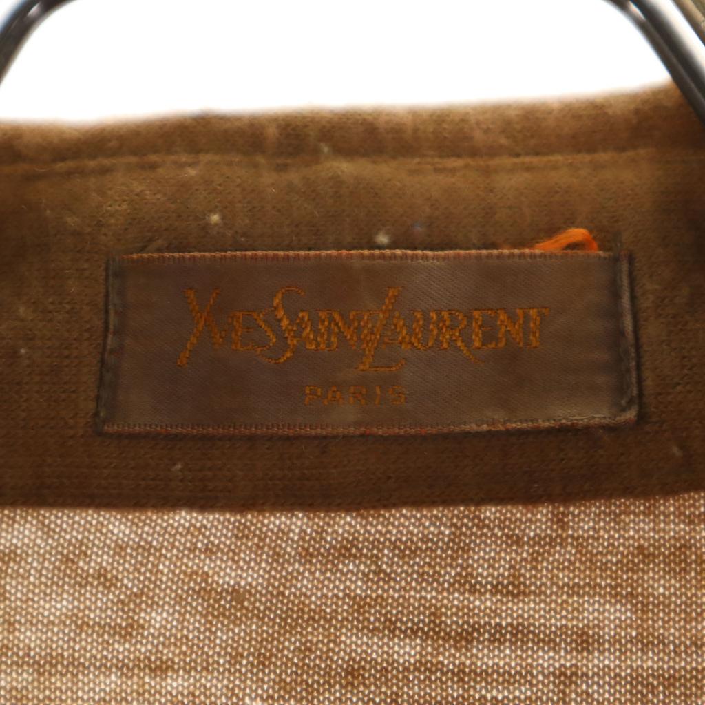 Yves Saint Laurent 90-е Старая рубашка с длинным рукавом из смесовой шерсти M Верблюжья Мужская Б/У