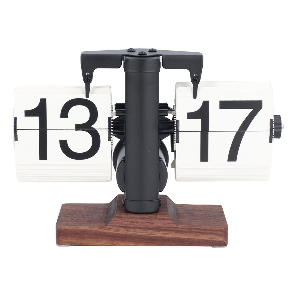 Ретро-часы с откидной крышкой, стильный минималистский стиль, небольшой баланс, 24 часа, автоматический перелистыватель страниц, механический