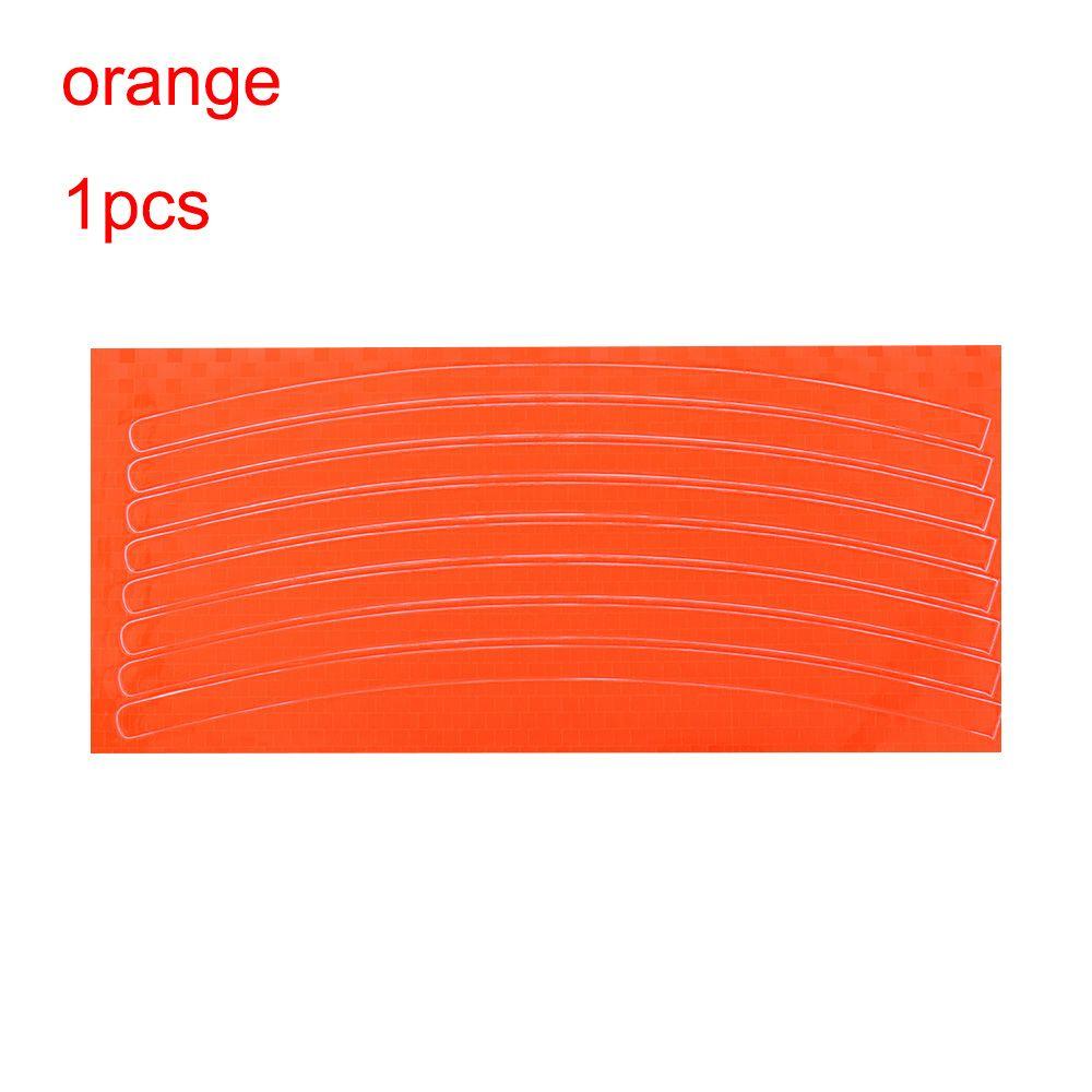 1/5Pcs New Fluorescent Accessories Decal Bicycle Car Motorcycle Reflective Stickers Wheel Rim