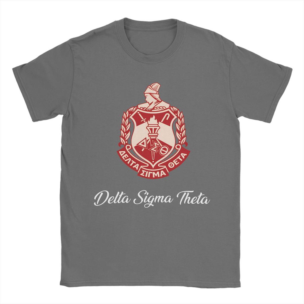 Delta Sigma Theta T Shirt Fashion T Shirts Short Sleeve Y2K Casual Tops Summer 100 Cotton Oversized Clothes