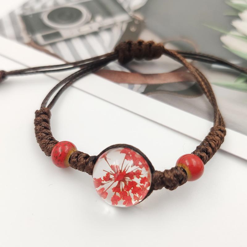 Браслет из сухоцветов «Звездное небо» для девушек, пар и студентов