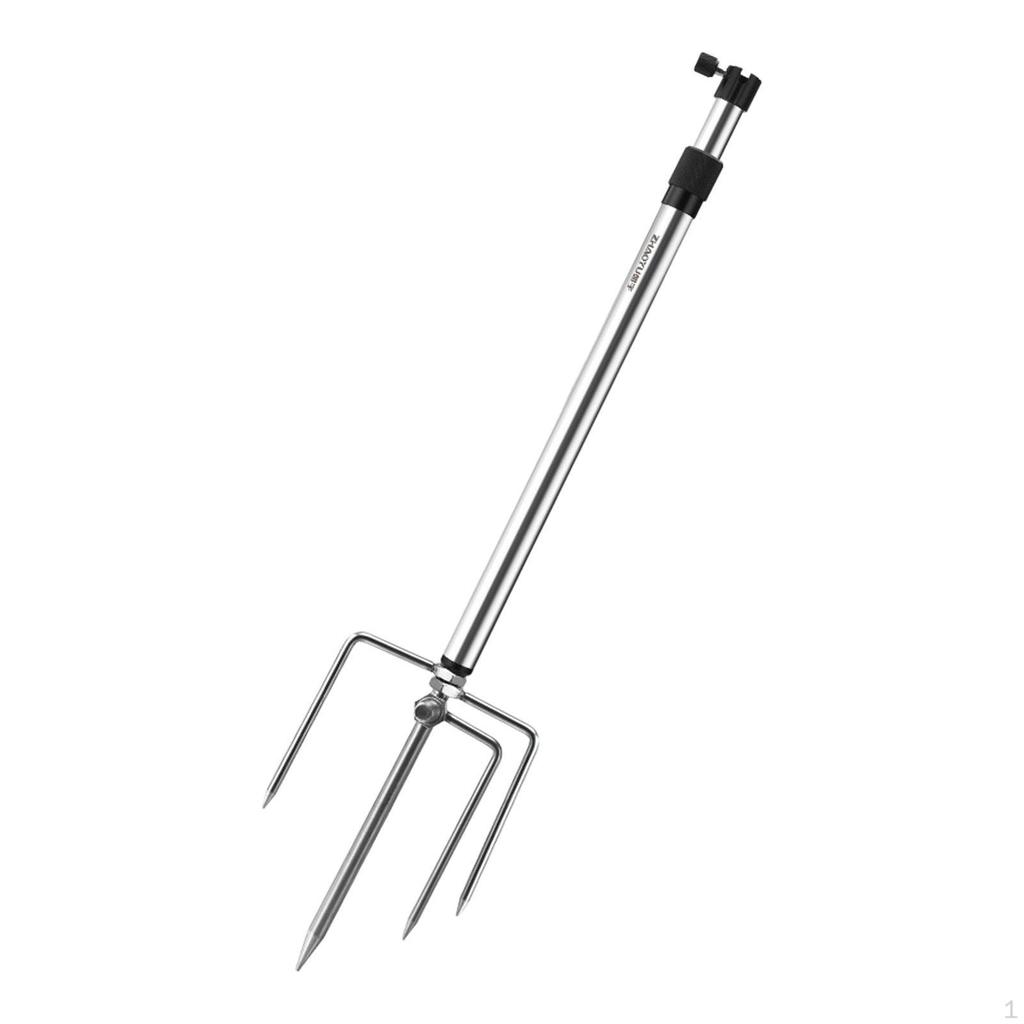 Camping Lantern Stand Easy To Use Bracket for Fishing Hiking Outside Silver