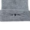 Fashion Cat Ear Women Hat Acrylic Knitted Hat Warm Winter Hat For Women High Quality Bonnet Hat
