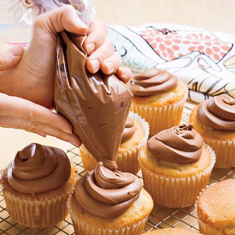 50 шт., рулонные промышленные прочные 12-дюймовые одноразовые кондитерские мешки, толстый кондитерский мешок для украшения торта