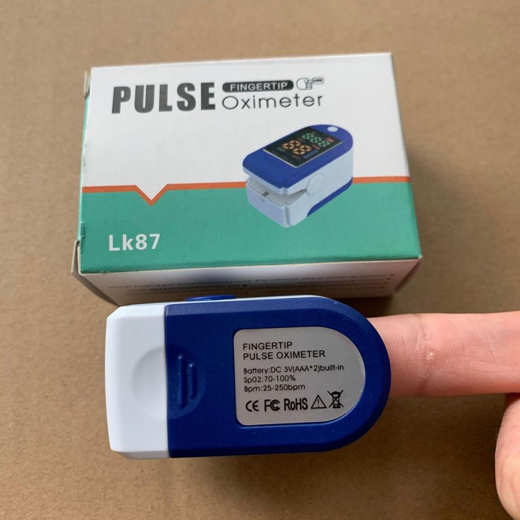 Напальчечный пульсоксиметр Монитор кислорода в крови SPO2 PI PI