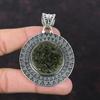 Moldavite Pendant Handmade Gemstone Jewelry Vintage Pendant 925 Sterling Silver Pendant Moldavite Jewelry Gift For Her Latest Design Pendant