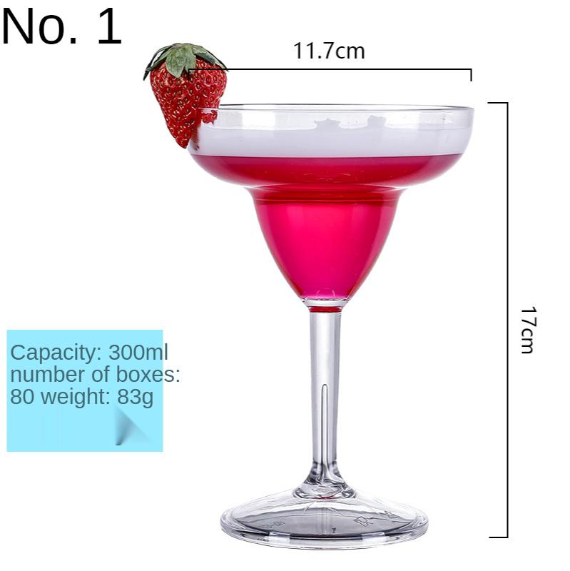 1шт креативный акриловый коктейльный бокал прохладный пластиковый винный бар мартини ПК Маргарет шампанское чашки