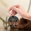 Acrylic Flat Cartoon Decorative Pendant, Car Rearview Mirror Decoration, Backpack Pendant