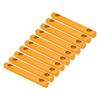 10 Pcs Aluminum Alloy Dual Holes Tent Line Stopper Cord Adjuster Tent Rope Tensioner Buckle