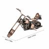 Movable Handlebar Metal Motorcycle Model Handcrafted Metal Motorcycle Figurine  Office Desk