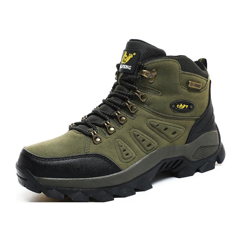Альпинистские ботинки большого размера, зимние, высокие, повседневные, для походов на открытом воздухе, флисовые, утепленные, для пар, зимние ботинки
