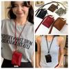 PU Leather Lanyard Wallet Shoulder Bag Pendant Accessories Elegant Mini Storage Bag  Girls/Female