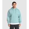 Gymshark CRest Oversized Hoodie Rest Blue A5a8o Udbb