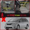 Автомобильные коврики для Toyota Sienna EIGHT SEAT 2011 2012 2013 2014 2015 2016 Пользовательские автомобильные накладки на ноги автомобильный коврик
