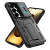Чехол для телефона Samsung Galaxy S26 Ultra S25 S24 S 26 A17 5G A16 A26 A36 A56 с подставкой, чехол-слайдер для защиты объектива, броня Funda
