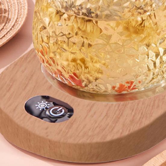 Electric Thermostatic Coaster Coffee Mug Warmer with Auto Shut Off Energy Efficient Waterproof Smart Electric Beverage Cup Warmer