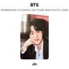 BTS РАЗРЕШЕНИЕ ТАНЦЕВАТЬ НА СЦЕНЕ МИНИ ФОТОКАРТОЧКА Официальная фотокарточка