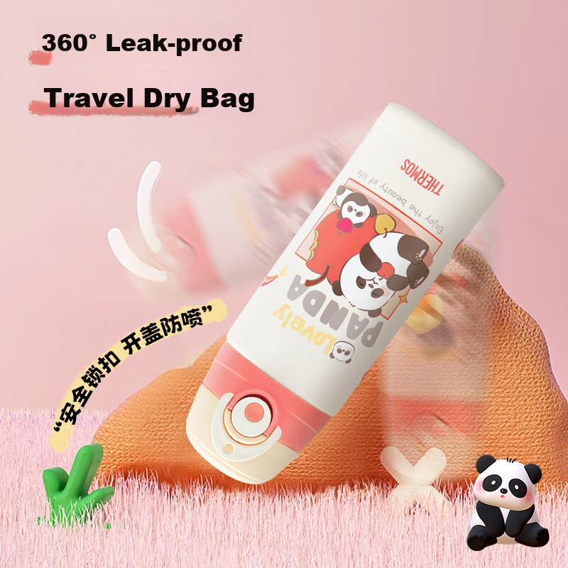 THERMOS Insulated Cup, 316L Stainless Steel Cup Sleeve, Straw Cup, Direct Drinking Cup with Multiple Lids, Student Water Bottle for School TCKP