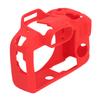 Soft Silicone Protective Case for R100 Lightweight Ultra Thin Camera Fullbody Housing Cover Skin Firm Grip Red