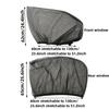 2шт/4шт солнцезащитный экран вентиляция автомобильные окна москитные сетки автомобильные экраны москитные сетки солнцезащитные жалюзи солнцезащитные козырьки/ткань защита от ультрафиолета тепло охлаждение