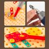 204 Pcs Creative Playing Toolbox, Kids Repairing Tool Box with Electric Drill Screw Kits, Puzzle