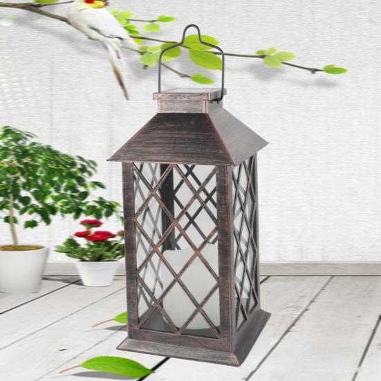 Открытый IP55 Водонепроницаемая Свеча Солнечная Светодиодная Садовый Фонарь Двор Декоративная Лампа