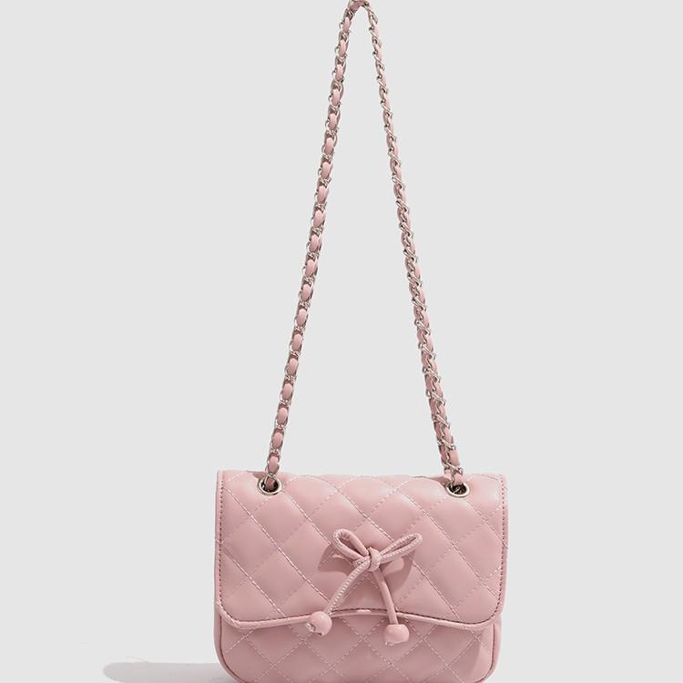 2025 Сумка нового стиля Стеганая цепочка Маленькая квадратная сумка Высококлассная модная Универсальная сумка через плечо для женщин Трендовая