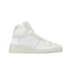 Sl24 Mid-top Sneakers In Used-look Perforated Leather Optic White