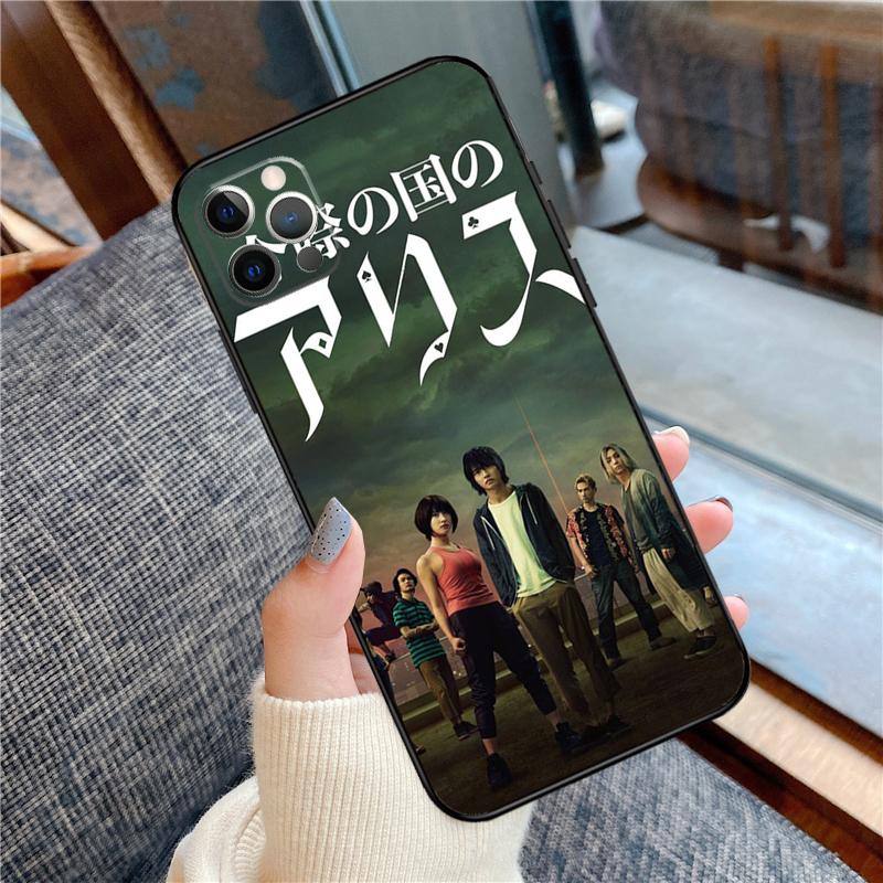 Горячий чехол Alice In Borderland для iPhone 14 15 16 Pro Max 11 13 12 Mini X XR XS Plus Мягкая защитная крышка